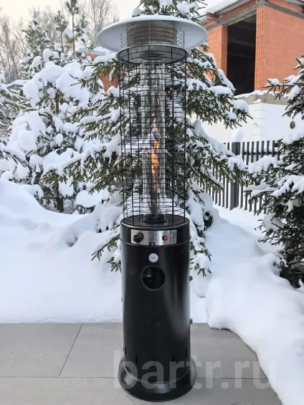 Фото: Уличный газовый обогреватель WWT 13D pro Black mini 1.87m