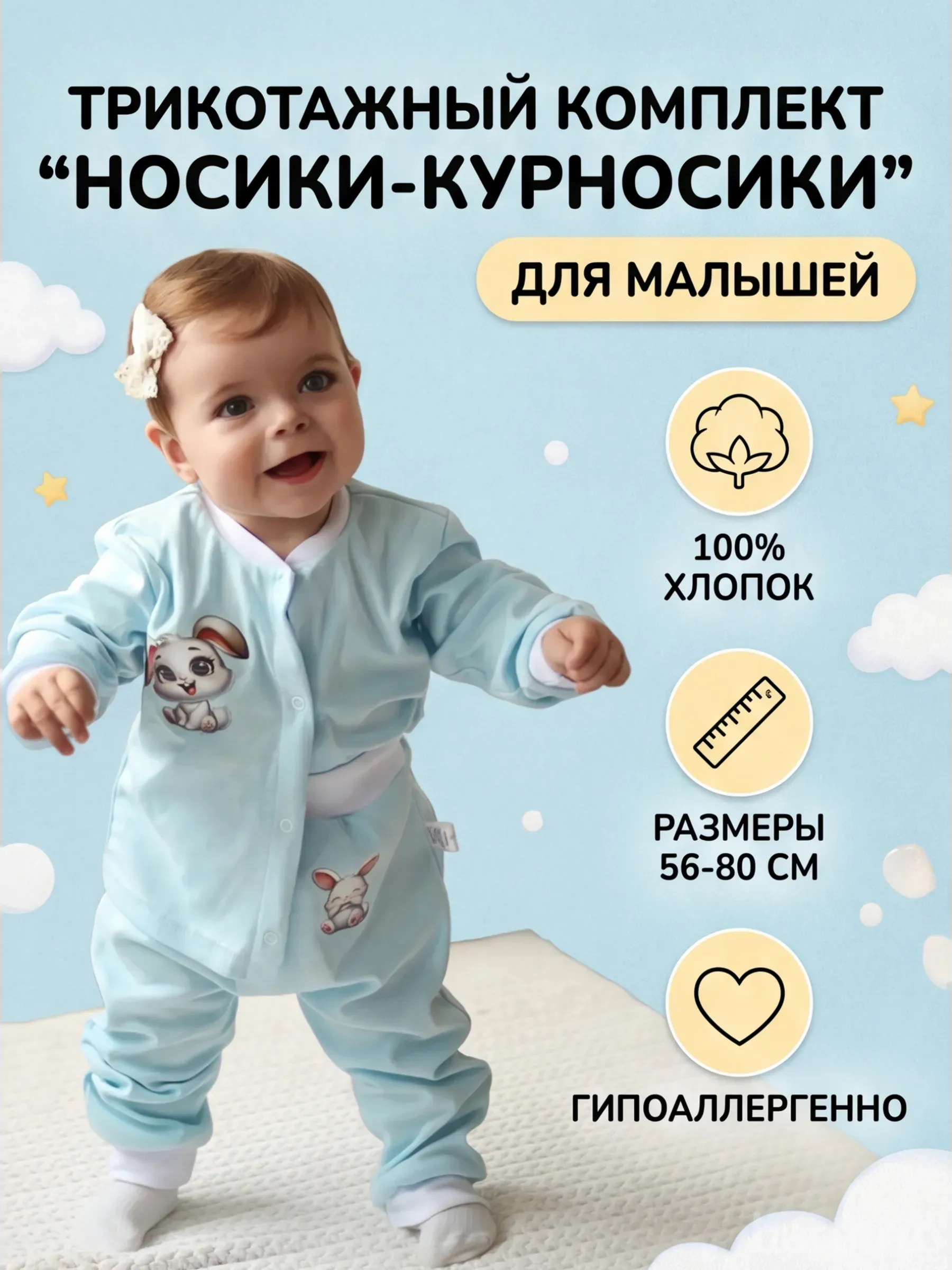 Фото: Костюмчик для малыша новорожденного